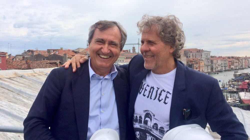 Luigi Brugnaro and Renzo Rosso