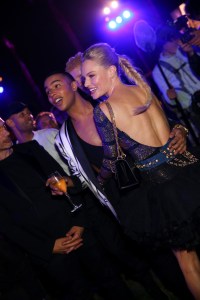 Olivier Rousteing and Kate Bosworth