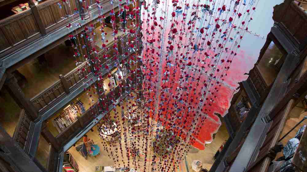 Jared Madere Liberty London atrium