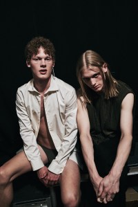 Backstage at Linder Men's Spring 2018