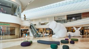 Shopping centers can transcend banality with art.