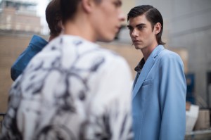Backstage at Ovadia and Sons Men's Spring 2018