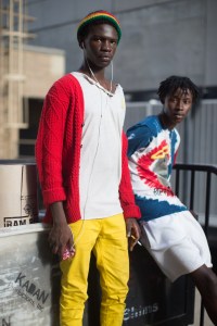Backstage at Ovadia and Sons Men's Spring 2018