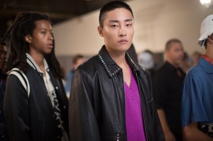 Backstage at Ovadia and Sons Men's Spring 2018