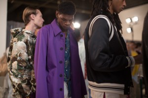 Backstage at Ovadia and Sons Men's Spring 2018