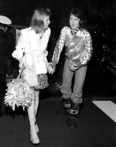 LINDA AND PAUL MCCARTNEY'Lady Sings the Blues' Film premiere - Apr 1973