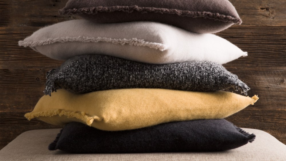 Vince will launch cashmere blankets and pillows.