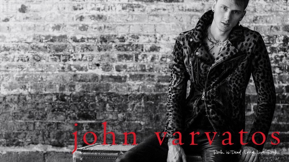 Machine Gun Kelly in the new ads.