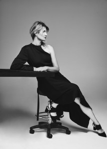 Laura Dern in a Proenza Schouler dress and Kurt Geiger shoes.