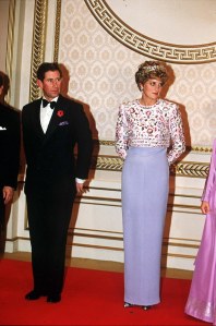 Prince Charles and Princess Diana in Korea in 1992