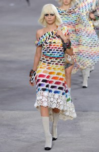 Cara Delevingne on the catwalkChanel show, Spring Summer 2014, Paris Fashion Week, France - 01 Oct 2013