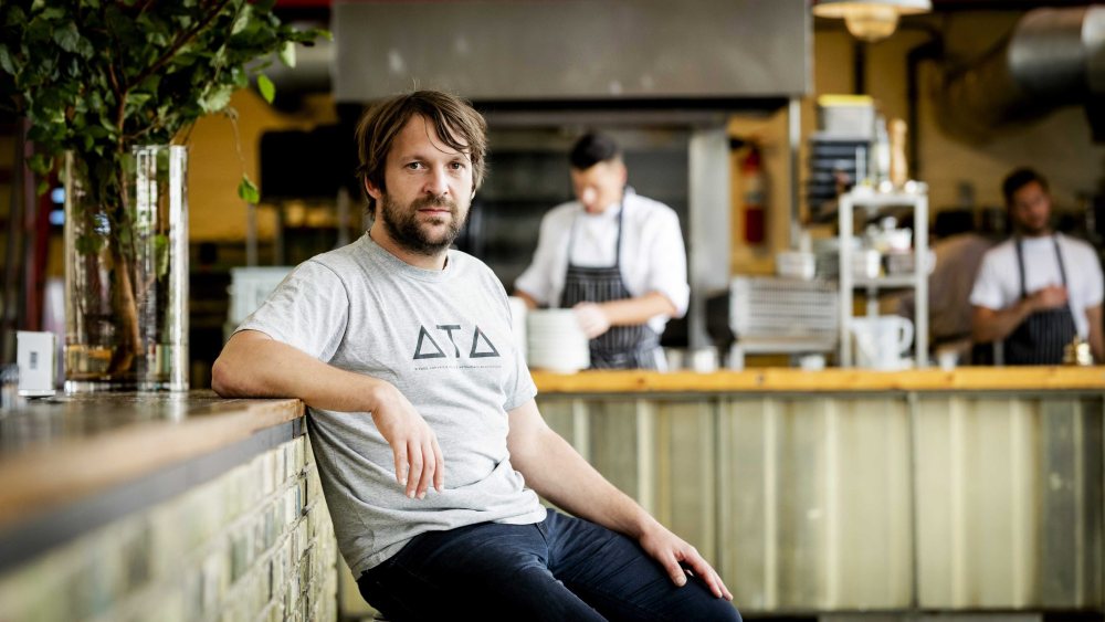 Danish Chef Rene Redzepi the Co-owner of the Restaurant Noma in Copenhagen Poses For the Photographer Prior to the 'Ants on a Shrimp' Premiere in Amsterdam the Netherlands 01 September 2016 the Documentary is About the Chef-cook who Along with His Team Enters the Biggest Culinary Experiment in His Life Netherlands AmsterdamNetherlands Denmark Gastronomy - Sep 2016