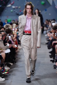 Model on the catwalkMartine Rose show, Runway, Spring Summer 2018, London Fashion Week Men's, UK - 11 Jun 2017