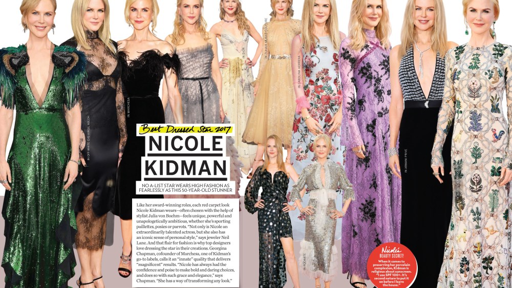People Names Nicole Kidman the Best Dressed Star of 2017