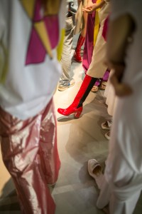 Backstage at Aalto RTW Spring 2018