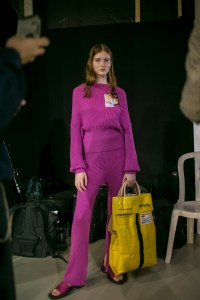 Backstage at Aalto RTW Spring 2018
