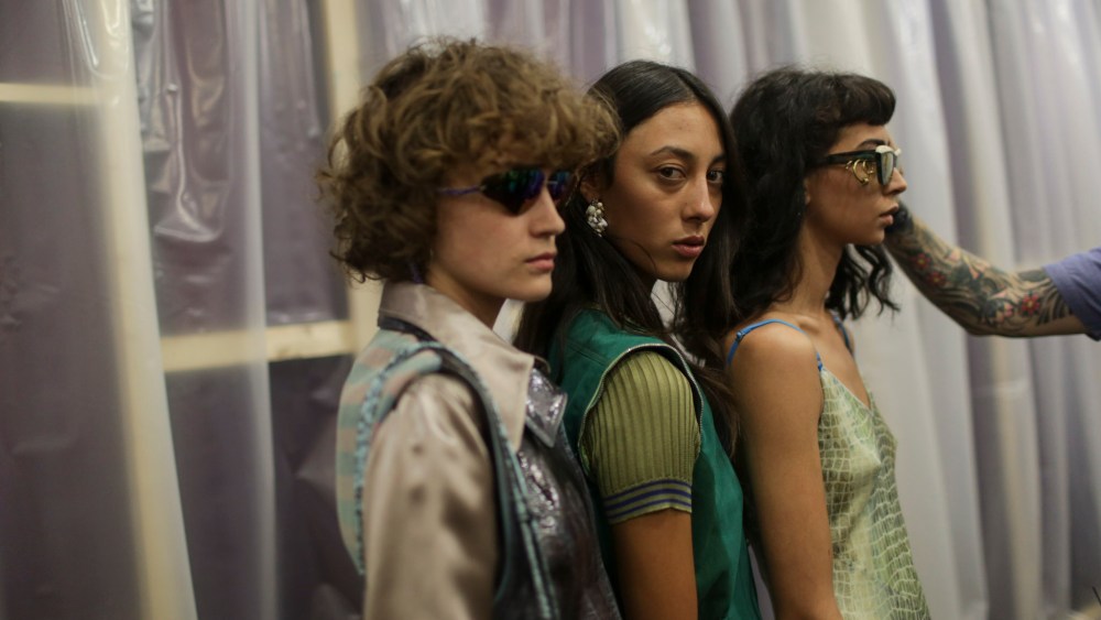 Backstage at Acne Studios RTW Spring 2018