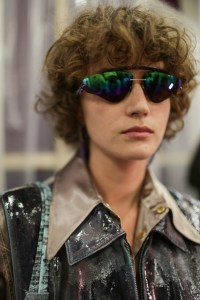 Backstage at Acné Studios RTW Spring 2018