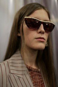 Backstage at Acné Studios RTW Spring 2018