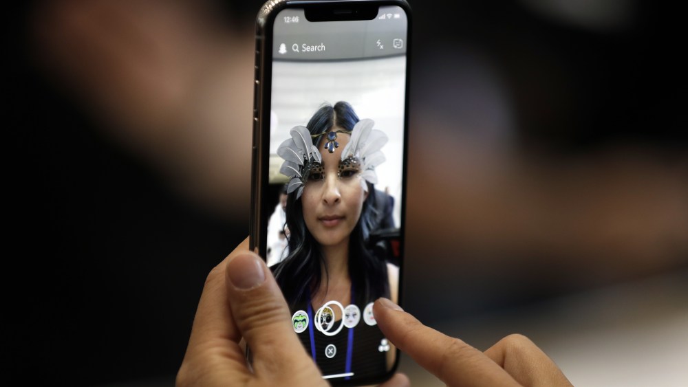 The new iPhone X is displayed in the showroom after the new product announcement at the Steve Jobs Theater on the new Apple campus, in Cupertino, CalifApple Showcase, Cupertino, USA - 12 Sep 2017