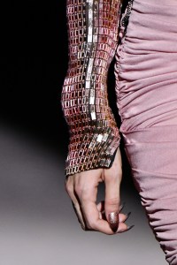 A detail of Tom Ford's RTW Spring 2018 collection.