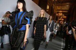 Backstage at Balmain RTW Spring 2018