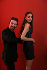 Backstage at Mugler RTW Spring 20118