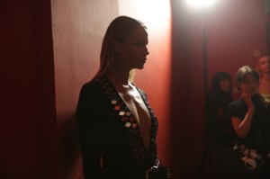 Backstage at Mugler RTW Spring 20118