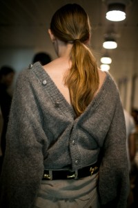 Backstage at Y/Project RTW Spring 2018