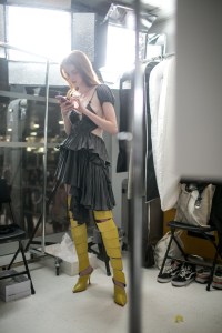 Backstage at Y/Project RTW Spring 2018
