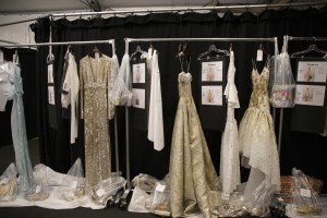 Backstage at Badgley Mischka RTW Spring 2018