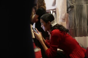 Backstage at Alexis Mabille RTW Spring 2018