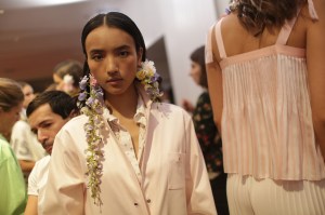 Backstage at Alexis Mabille RTW Spring 2018