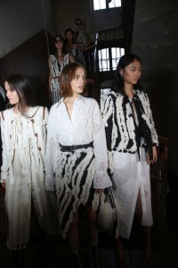 Backstage at Altuzarra RTW Spring 2018