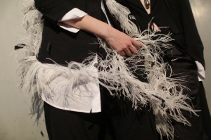 Backstage at Ann Demeulemeester RTW Spring 2018