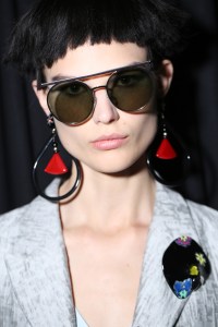 Backstage at Giorgio Armani RTW Spring 2018