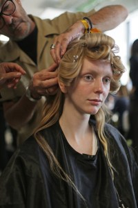 Backstage at Gucci RTW Spring 2018