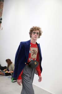 Backstage at Gucci RTW Spring 2018