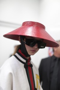 Backstage at Gucci RTW Spring 2018