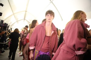 Backstage at Isabel Marant RTW Spring 2018
