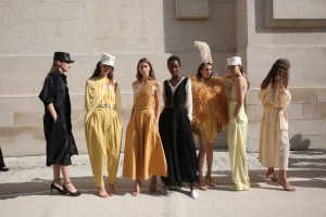 Backstage at Nina Ricci RTW Spring 2018