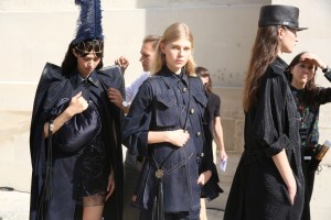 Backstage at Nina Ricci RTW Spring 2018