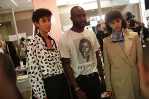 Backstage at Off-White RTW Spring 2018