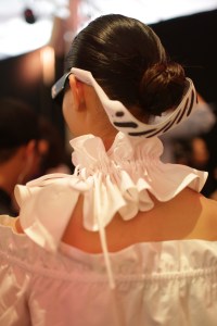 Backstage at Off-White RTW Spring 2018