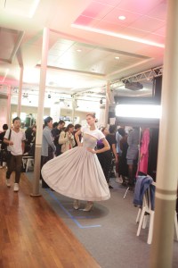 Backstage at Off-White RTW Spring 2018