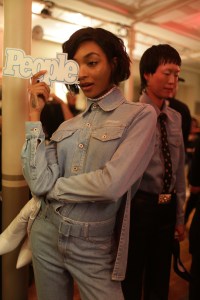 Backstage at Off-White RTW Spring 2018