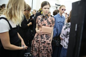 Backstage at Rochas RTW Spring 2018