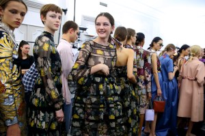 Backstage at Rochas RTW Spring 2018