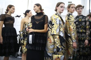 Backstage at Rochas RTW Spring 2018