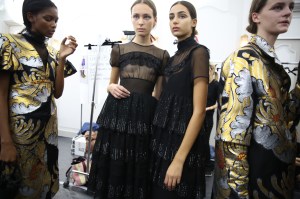 Backstage at Rochas RTW Spring 2018